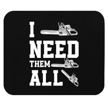 Discover Chainsaw Trees Felling Foresters Funny Gift Mouse Pads