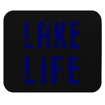 Discover Vintage Distressed Lake Life Mouse Pads