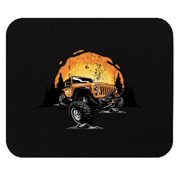 Discover Jeep adventure Mouse Pads