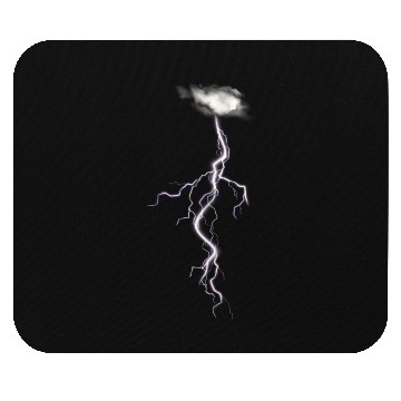Discover Lighting Gift Idea Lightning Bolt Graphic Mouse Pads