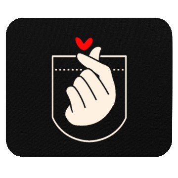 Discover Kdrama Pocket Heart Finger Korean Drama Kpop Korea Mouse Pads