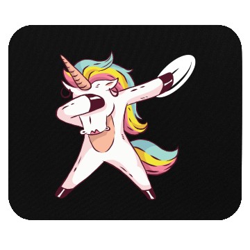 Discover Disc Golf Gift Frlof Ultimate Unicorn Mouse Pads