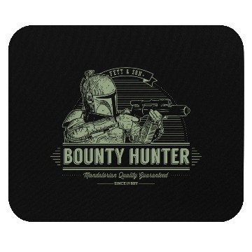 Discover Boba Fett and son Bounty hunter Mouse Pads