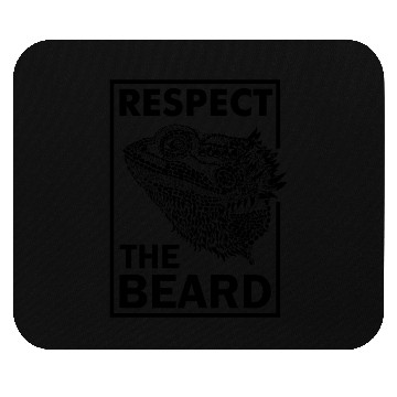 Discover Bearded Dragon Respect The Beard Lizard And Reptil Mouse Pads