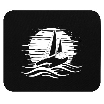 Discover Catamaran Ship Double Hull Boat Two Hull Boat Mouse Pads