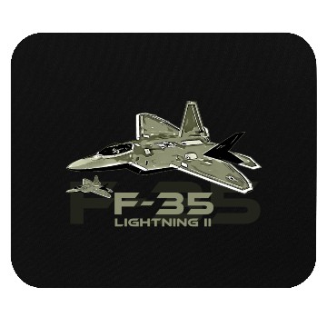 Discover F-35 Lightning fighter jet Mouse Pads