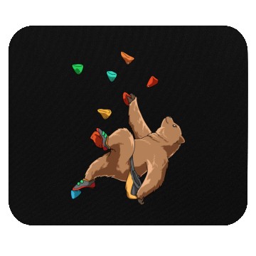Discover Grizzly Bouldering and Rock Climbing Gift Mouse Pads