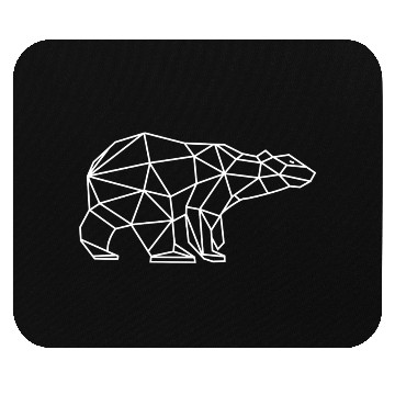 Discover Polar Bear Geometry Mouse Pads