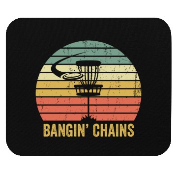 Discover Retro Disc Golf Funny Frisbee Golf Vintage Disc Sp Mouse Pads