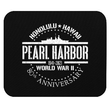 Discover Pearl Harbor 80th Anniversary 1941 World War 2dece Mouse Pads