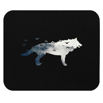 Discover Wolf Nature Conservation Mouse Pads