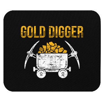 Discover Gold Digger Mouse Pads