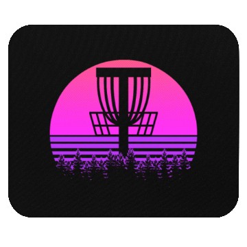 Discover Frisbee Retro 80s Style Gift Mouse Pads