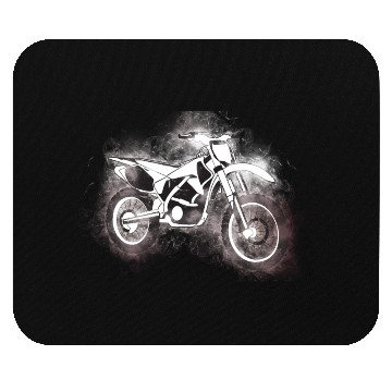 Discover motorcycle smoky Mouse Pads