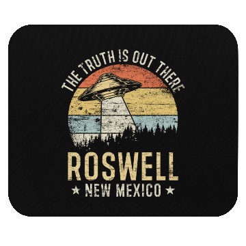 Discover Roswell New Mexico UFO Alien Mouse Pads