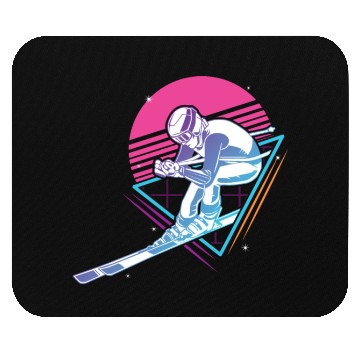 Discover Retro Vintage Snow 80s Ski Mouse Pads