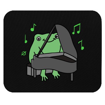 Discover Frog Playing Piano For Piano Player Mouse Pads
