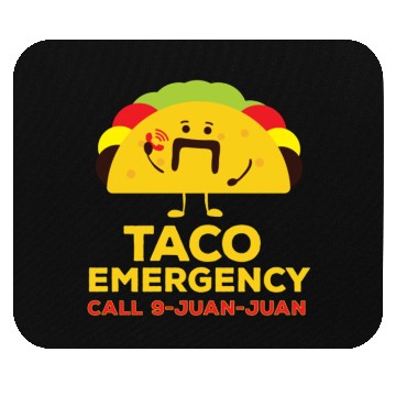 Discover Funny Mexican Tacos Mouse Pads