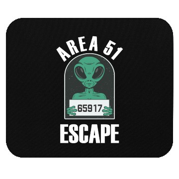 Discover Area 51 Alien Mug Shot Escape Science Fiction Mouse Pads