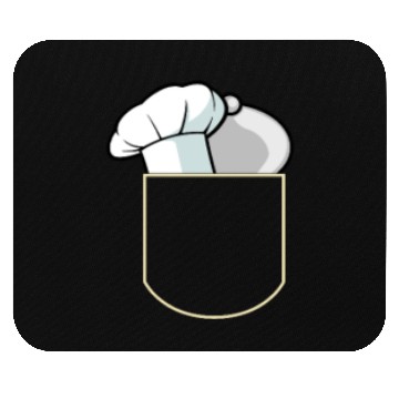 Discover Chef Cap In The Pocket Cook Gift Idea Mouse Pads