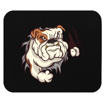 Discover Angry bulldog cool dogs design Mouse Pads