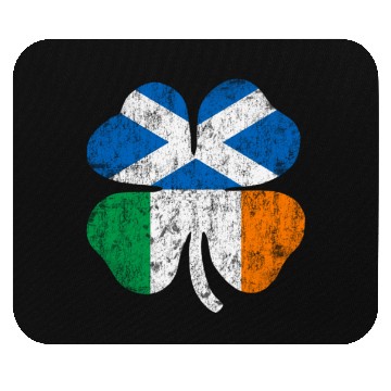 Discover Irish Scottish Flag Ireland Scotland Shamrock St P Mouse Pads