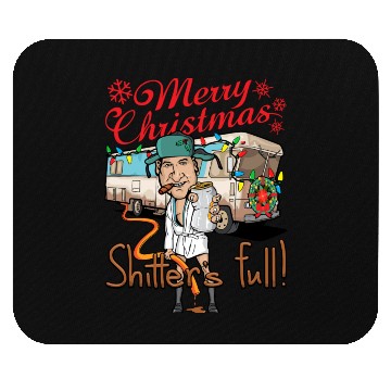 Discover Merry Christmas Cousin Eddie Shitter'S Full Mouse Pads