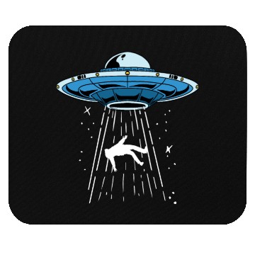 Discover Alien UFO Space Ship Extraterrestrial Mouse Pads