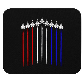 Discover F-22 Raptor Squadron USA Contrail American Flagf22 Mouse Pads