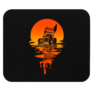 Discover Vintage Retro Style Sprint Car Racing Mouse Pads