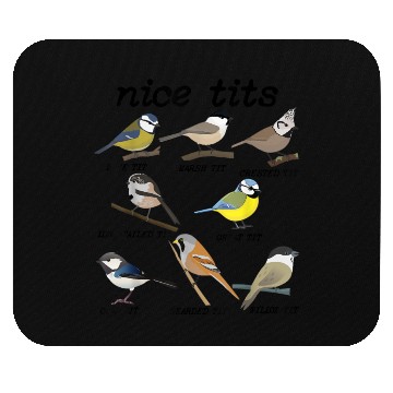 Discover Nice Tits Funny Bird Watching Funny Tit Birds Mouse Pads