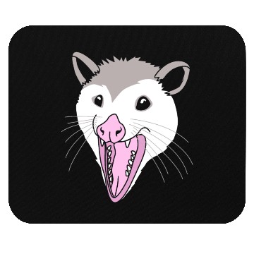 Discover Possum Opossum Face Mouse Pads