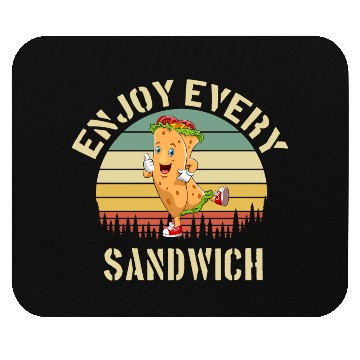 Discover Enjoy Every Sandwich Mouse Pads