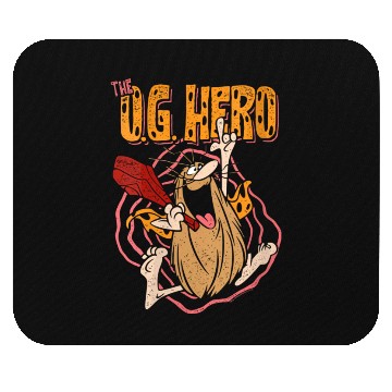 Discover Captain Caveman Og Hero Gift Mouse Pads