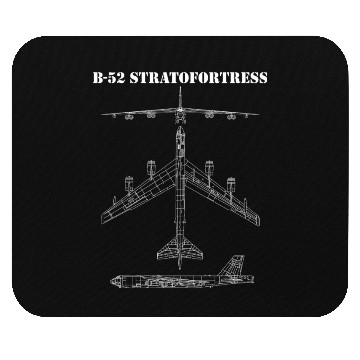 Discover B-52 Stratofortress Aircraft Schematic Bomber B52l Mouse Pads