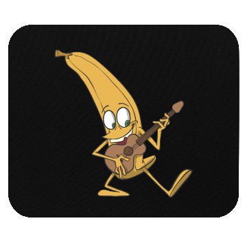 Discover Banana plays the guitar Mouse Pads