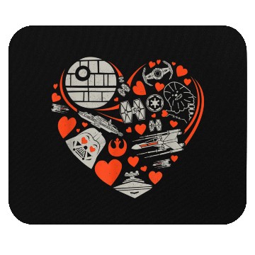Discover Star Wars Valentine s Day Heart Galaxy Mouse Pads