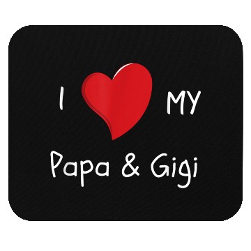 Discover I Love My Papa Gigi Mouse Pads