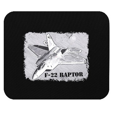 Discover aircraft raptor Mouse Pads