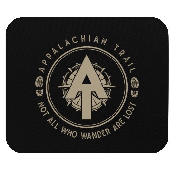 Discover Appalachian Trail Logo Hiking Wander in the US Mouse Pads