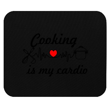 Discover Cooking is my cardio Mouse Pads