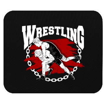 Discover Wrestling Mouse Pads
