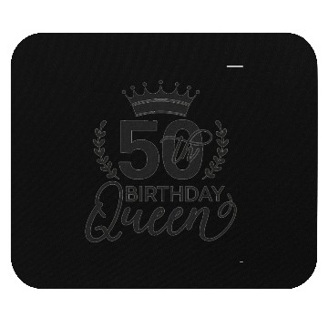 Discover 50th Birthday Queen,50th Birthday,Fiftieth,Birthda Mouse Pads