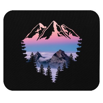 Discover Mountain Sunset Mouse Pads