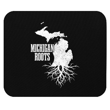 Discover Michigan Roots State Map Pride Gift Mouse Pads