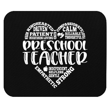 Discover Preschool Teacher, Pre K teacher Mouse Pads