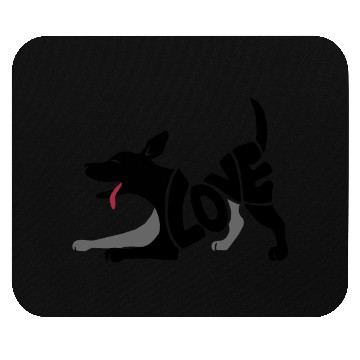 Discover I Love Dog Mouse Pads