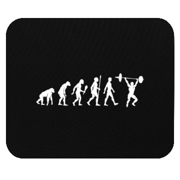 Discover Weightlifting Evolution Weightlifter Gym Gift Mouse Pads