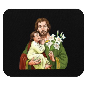 Discover St Joseph and Child Jesus Consecration Mouse Pads