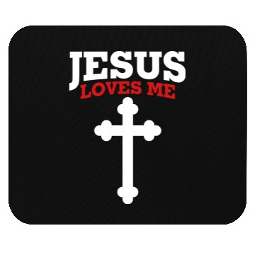 Discover Jesus loves me, Jesus, Christian Mouse Pads